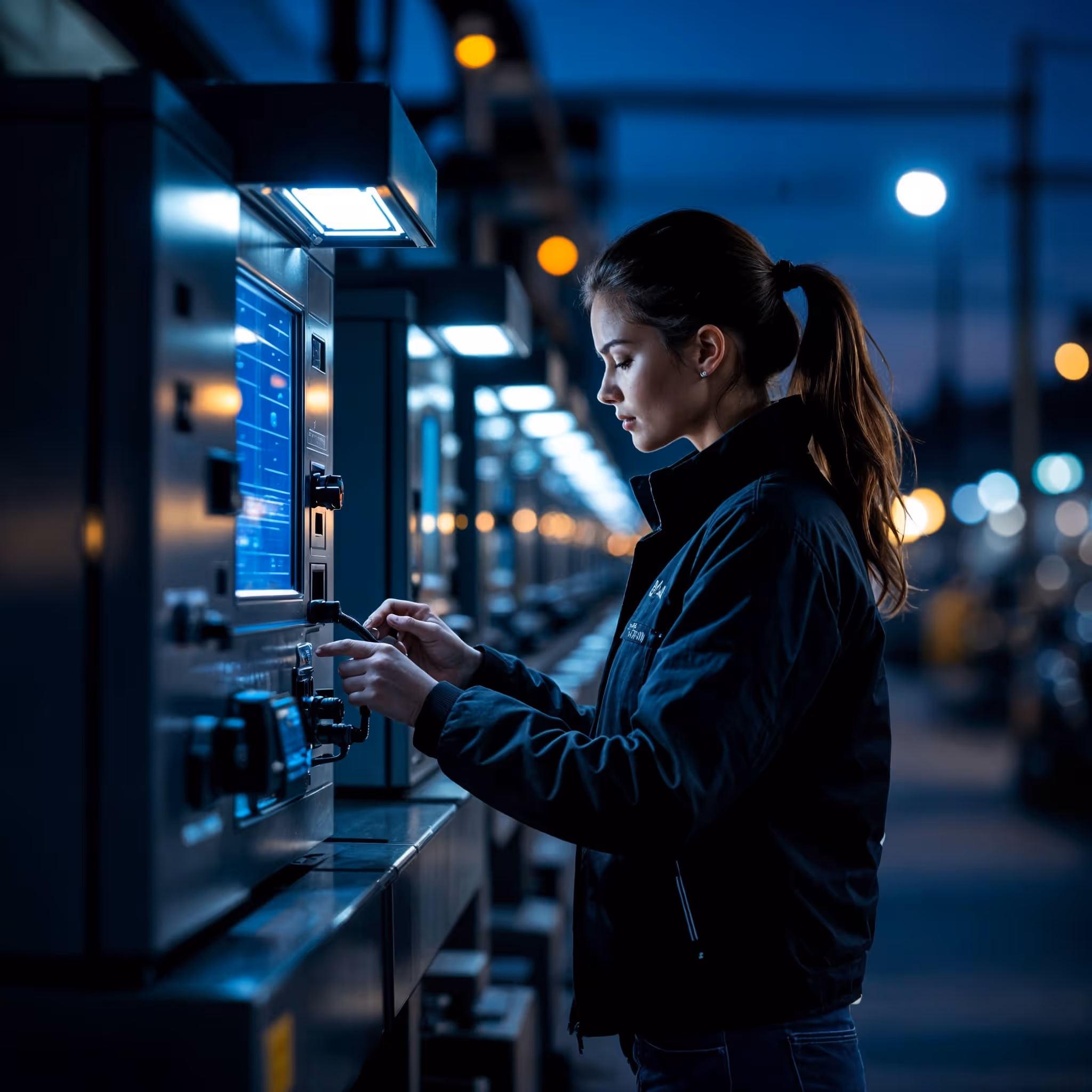 Real-time power monitoring dashboard interface